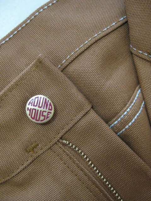 ���礭����������ROUNDHOUSE�ʥ饦��ɥϥ����ˡ�DOUBLE FRONT BROWN DUCK�ץڥ��󥿡��ѥ��